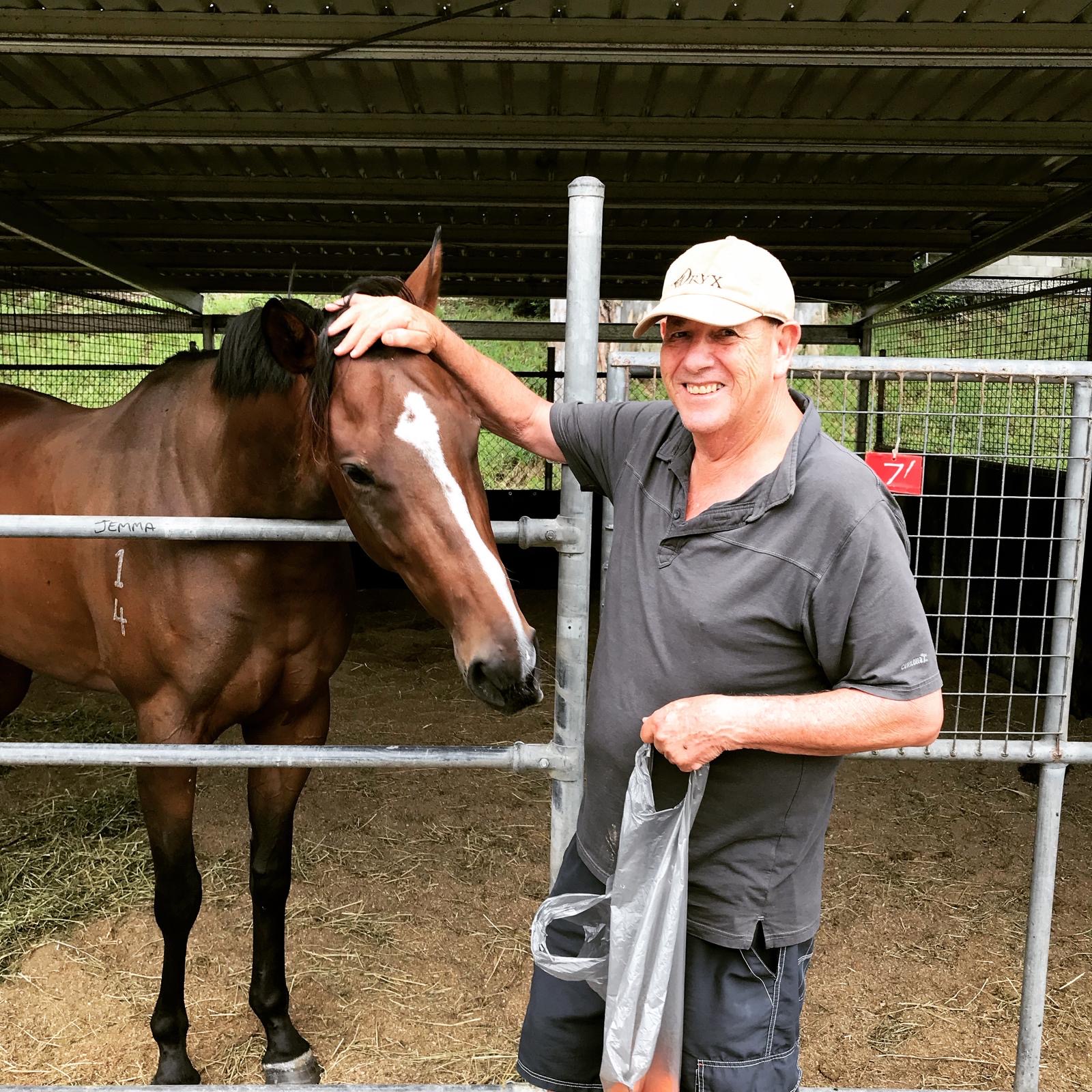 David with the now retired Invincible Alf